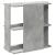 Bibliotecă cu 3 niveluri gri beton 60x30x60 cm lemn GartenMobel Dekor