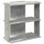 Bibliotecă cu 3 niveluri gri beton 60x30x60 cm lemn GartenMobel Dekor