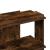 Bibliotecă 3 niveluri stejar fumuriu 60x30x60 cm lemn prelucrat GartenMobel Dekor