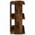 Bibliotecă 3 niveluri stejar fumuriu 60x30x60 cm lemn prelucrat GartenMobel Dekor