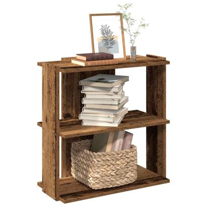 Bibliotecă cu 5 niveluri lemn vechi 60x30x60 cm lemn GartenMobel Dekor