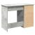 Birou, gri beton, 102x50x75 cm, lemn compozit GartenMobel Dekor