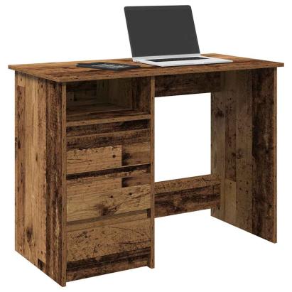 Birou din lemn vechi 102x50x75 cm din lemn prelucrat GartenMobel Dekor