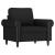 Set de canapele cu perne, 3 piese, negru, catifea GartenMobel Dekor