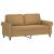 Set de canapele cu perne, 2 piese, maro, catifea GartenMobel Dekor