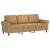 Set de canapele cu perne, 2 piese, maro, catifea GartenMobel Dekor