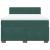 Pat box spring cu saltea, verde închis, 140x200 cm, catifea GartenMobel Dekor