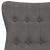 Scaun de relaxare, gri închis, material textil GartenMobel Dekor