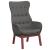 Scaun de relaxare, gri închis, material textil GartenMobel Dekor