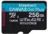 MicroSD Kingston Canvas GO Plus 256GB, Class 10 - UHS I, U3, V30, A2 SafetyGuard Surveillance