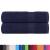 Prosoape de baie 2 buc Bleumarin 100x150cm 360 g/m² 100% bumbac GartenMobel Dekor