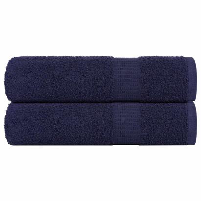 Prosoape de baie 2 buc Bleumarin 100x150cm 360 g/m² 100% bumbac GartenMobel Dekor