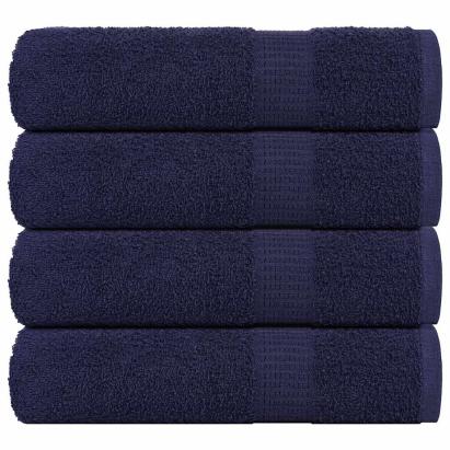 Prosoape de baie 4 buc Bleumarin 100x150cm 360 g/m² 100% bumbac GartenMobel Dekor