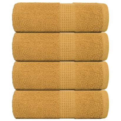 Prosoape de săpun 4 buc Aur 30x30 cm 360 g/m² 100% bumbac GartenMobel Dekor
