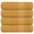 Prosoape de duș 4 buc Aur 70x140 cm 360 g/m² 100% bumbac GartenMobel Dekor