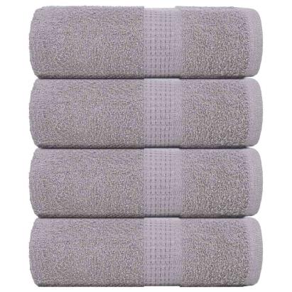 Prosoape de săpun 4 buc Gri 30x30 cm 360 g/m² 100% bumbac GartenMobel Dekor
