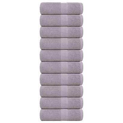 Prosoape de săpun 10 buc Gri 30x30 cm 360 g/m² 100% bumbac GartenMobel Dekor