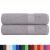 Prosoape de baie 2 buc Gri 100x150 cm 360 g/m² 100% bumbac GartenMobel Dekor