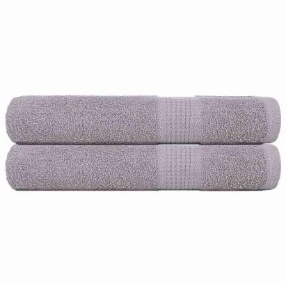 Prosoape pentru saună 2 buc Gri 80x200 cm 360 g/m² 100% bumbac GartenMobel Dekor
