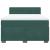 Pat box spring cu saltea, verde închis, 160x200 cm, catifea GartenMobel Dekor