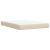 Pat box spring cu saltea, crem, 160x200 cm, material textil GartenMobel Dekor