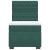 Pat continental cu saltea, verde închis, 80x200 cm, catifea GartenMobel Dekor