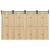 Set feronerie pentru ușă glisantă, negru, 183 cm, oțel GartenMobel Dekor
