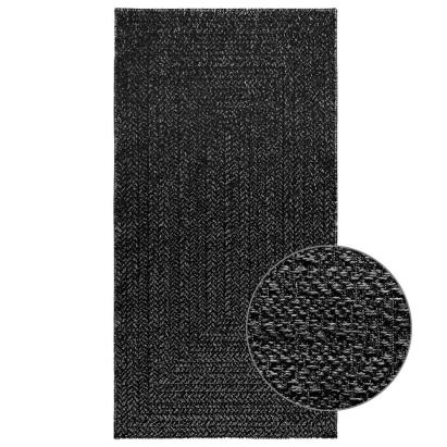 Covor „ZIZUR” Antracit aspect iuta pentru interior și exterior GartenMobel Dekor