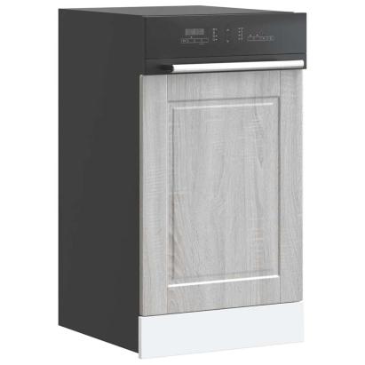 Panou pentru mașină de spălat vase gri Sonoma lemn prelucrat GartenMobel Dekor