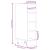 Dulap de fund stejar afumat 20x44,5x81,5 cm Lemn prelucrat GartenMobel Dekor