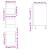 Dulap inferior, gri beton, 30x44,5x81,5 cm, PAL GartenMobel Dekor