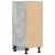 Dulap inferior, gri beton, 30x44,5x81,5 cm, PAL GartenMobel Dekor