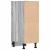 Dulap inferior, gri sonoma, 30x44,5x81,5 cm, lemn prelucrat GartenMobel Dekor