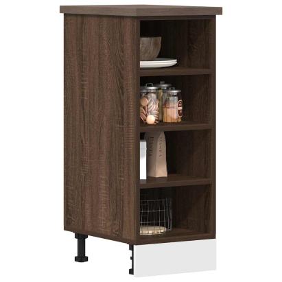 Dulap inferioară stejar maro 30x44,5x81,5 cm lemn prelucrat GartenMobel Dekor