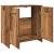 Dulap pentru chiuvetă baie lemn vechi 60x33x60cm lemn prelucrat GartenMobel Dekor