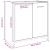 Dulap pentru chiuvetă baie lemn vechi 60x33x60cm lemn prelucrat GartenMobel Dekor