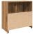 Dulap chiuvetă baie, stejar artizanal 65x33x60cm lemn prelucrat GartenMobel Dekor