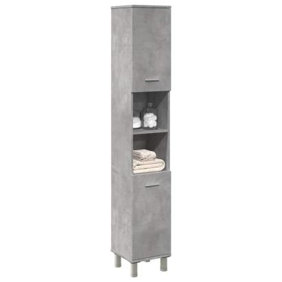 Dulap de baie, gri beton, 30 x 30 x 179 cm, PAL GartenMobel Dekor