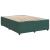 Pat box spring cu saltea, verde închis, 140x190 cm, catifea GartenMobel Dekor