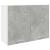 Set mobilier de baie, 7 piese, gri beton, lemn compozit GartenMobel Dekor
