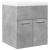Set mobilier de baie, 2 piese, gri beton, lemn compozit GartenMobel Dekor
