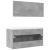 Set mobilier de baie, 3 piese, gri beton, lemn compozit GartenMobel Dekor