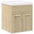 Set mobilier de baie, 2 piese, stejar sonoma, lemn prelucrat GartenMobel Dekor