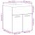 Set mobilier de baie, 2 piese, stejar sonoma, lemn prelucrat GartenMobel Dekor