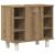 Set mobilier de baie, 3 piese, stejar artizanal, lemn prelucrat GartenMobel Dekor