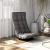 Scaun de podea pivotant, gri deschis, material textil GartenMobel Dekor