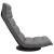 Scaun de podea pivotant, gri deschis, material textil GartenMobel Dekor