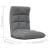 Scaun de podea pliabil, gri deschis, material textil GartenMobel Dekor