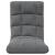 Scaun de podea pliabil, gri deschis, material textil GartenMobel Dekor