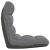 Scaun de podea pliabil, gri deschis, material textil GartenMobel Dekor